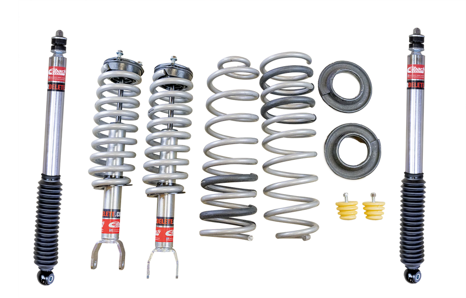 Kit de conversión Eibach para Ram 1500 DT 5.ª gen. Rebel/Paquete Off-Road (2019+) con brazos de control superiores Rough Country