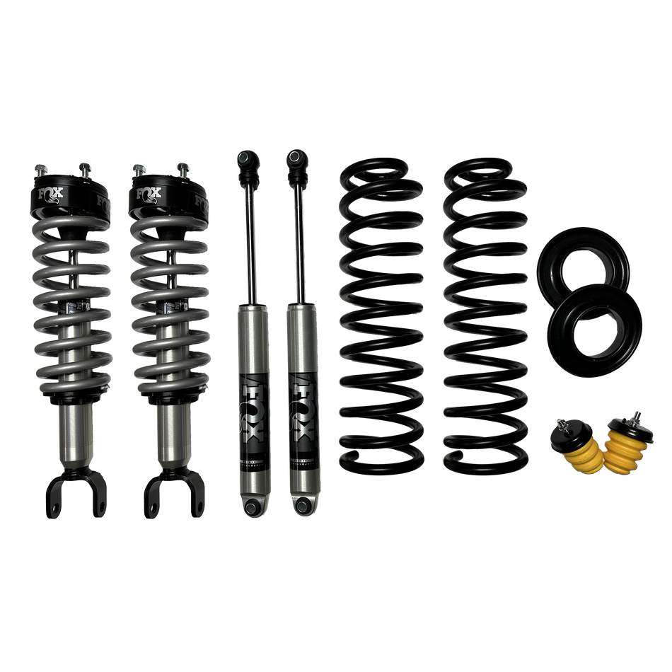 Kit de conversión Fox 2.0 para Ram 1500 5.7L HEMI con elevación BDS de 4" o AEV de 4" (2013-2018, 2019-2020 Classic solo con rueda de 5 birlos)