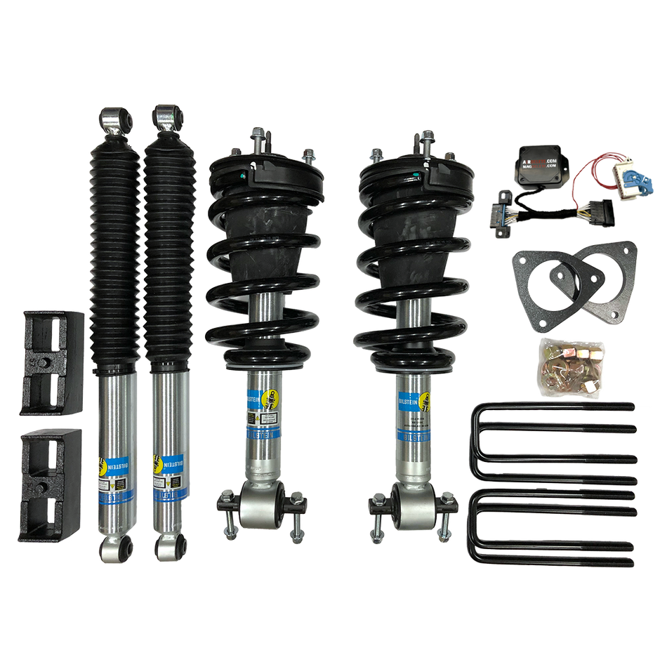 Kit de eliminación de Magneride Bilstein 5100 para GMC Sierra 1500 (2015-2018) y Chevrolet Silverado High Country con paquete High Desert (2016-2017)