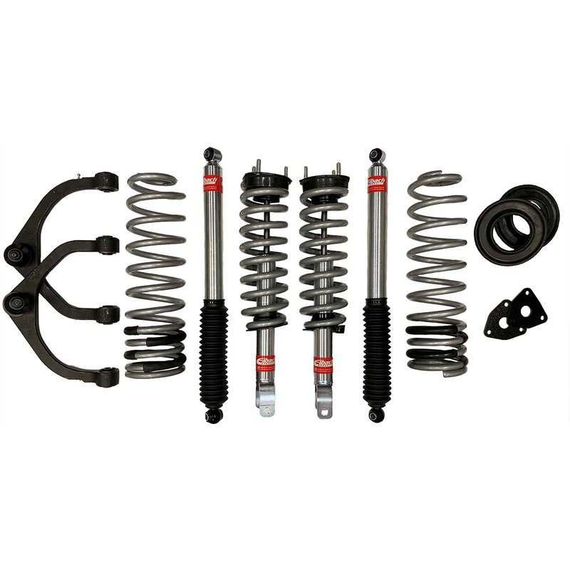 Kit de elevación y conversión premium Eibach de 3" para Ram 1500 (2013-2018, 2019-2020 Classic solo para ruedas de 5 pernos)
